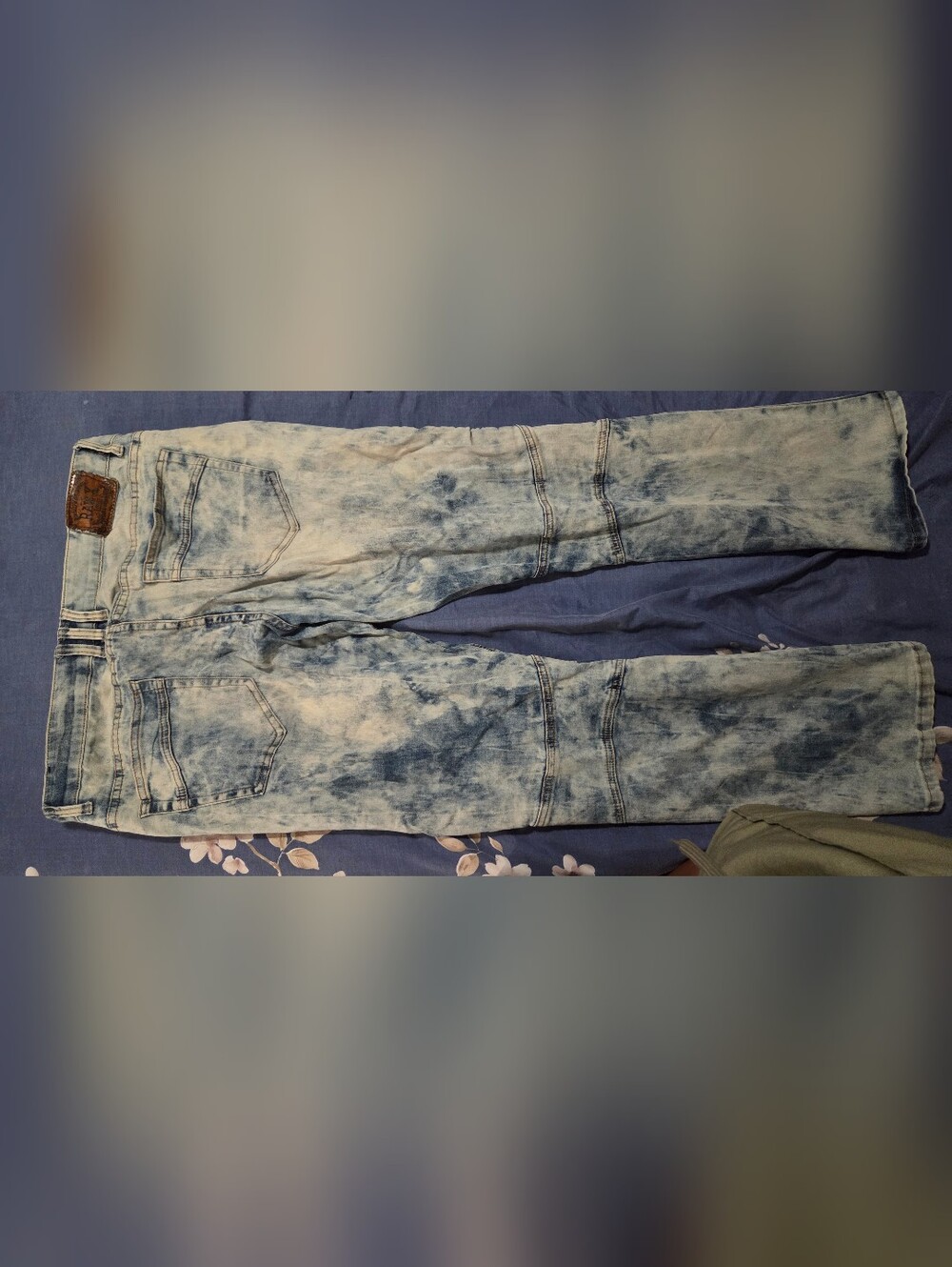 Slim Tie-Dye Light Blue Men’s Jeans